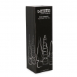 DECORAZIONE PINO FLOCK ROTANTE CHAMPAGNE CM 40H