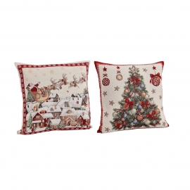 FODERA NATALIZIA PER CUSCINO CM 45X45