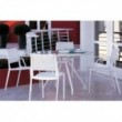 Poltrona Open Wicker Bianco