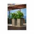 Vaso Kube high cm 30 x 30 x 70 H Resina Lt. 9