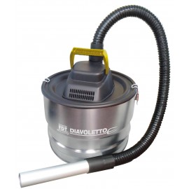 Aspiracenere Diavoletto Potenza 800watt Fusto in Acciao Capacità 15lt Filtro Hepa