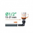 GOMITO FILETTO 1/2” (15 - 21 mm)