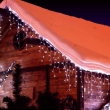 TENDA METRI 8,6 X 0.60 CON 360 LED BIANCHI, MOTORINO CON 8 GIOCHI DI LUCE PER ESTERNO/INTERN0