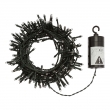 Catena TL 180 LED BIANCO Timer 6-18 ore a Batteria Esterno ed interno con giochi luce