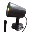 Proiettore GARDEN Nevicata 4x1W LED BIANCO 2 velocità Plastica 12V Esterno e interno 1,5m+Ø18xH15cm