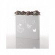 Fioriera Luminosa Lepkes1 Cm 115 H Alluminio Smaltato Bianco Opaco