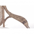 SEDIA con braccioli NATALIA NATURALE con cuscini