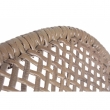 SEDIA con braccioli NATALIA NATURALE con cuscini